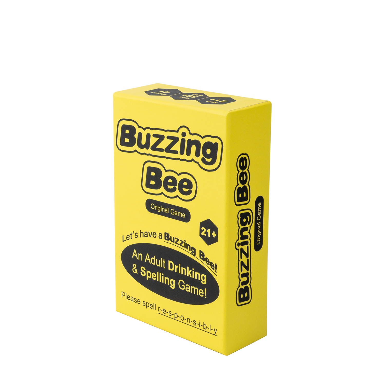 Buzzing Bee Original Drinking Game Front and Side